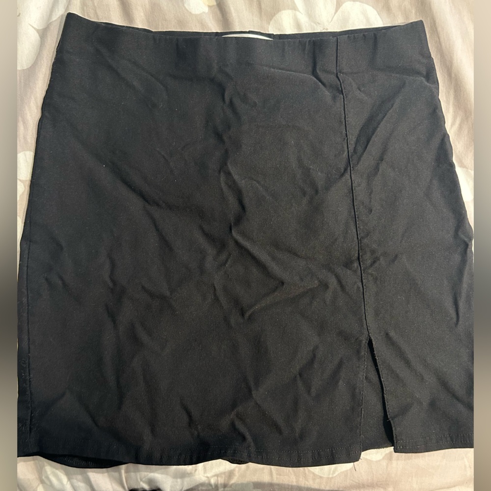 women’s slit mini skirt